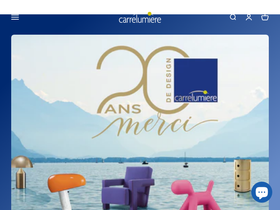 carrelumiere.com homepage screenshot