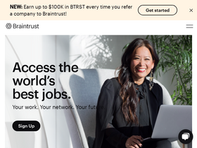 'usebraintrust.com' screenshot