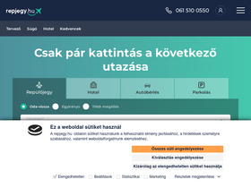'repjegy.hu' screenshot