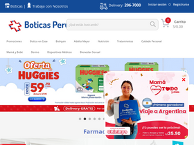 'boticasperu.pe' screenshot