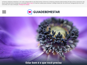 'guiadebemestar.com.br' screenshot