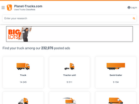 'planet-trucks.com' screenshot