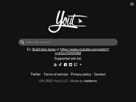 'yout.com' screenshot