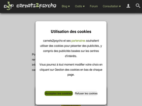 'carnets2psycho.net' screenshot