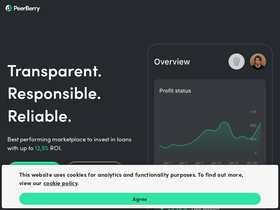 'peerberry.com' screenshot