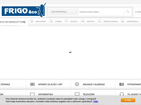'frigo.hr' screenshot