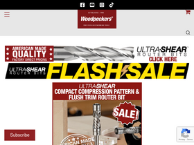 'woodpeck.com' screenshot