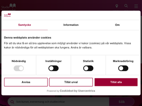 'studieframjandet.se' screenshot