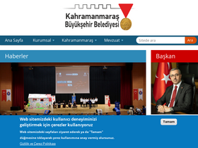 'kahramanmaras.bel.tr' screenshot