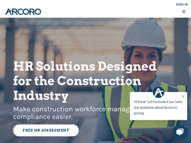'arcoro.com' screenshot