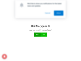 'hailmaryjane.com' screenshot