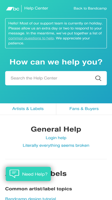 bandcamp.help