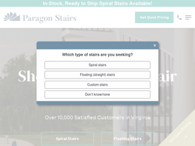 'paragonstairs.com' screenshot