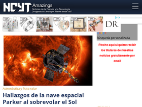 'noticiasdelaciencia.com' screenshot