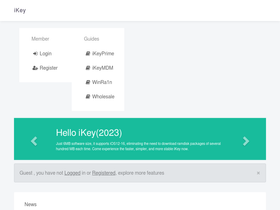 'ikeytools.com' screenshot