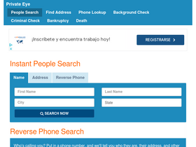 'privateeye.com' screenshot