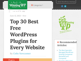 'winningwp.com' screenshot