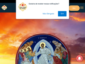 'rainhadoscoracoes.org.br' screenshot