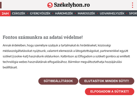 'szekelyhon.ro' screenshot