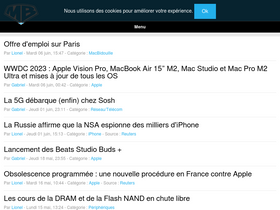 'macbidouille.com' screenshot
