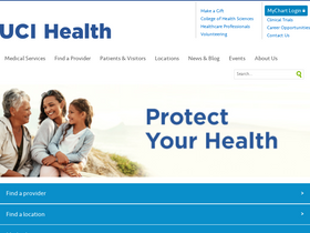 'ucihealth.org' screenshot