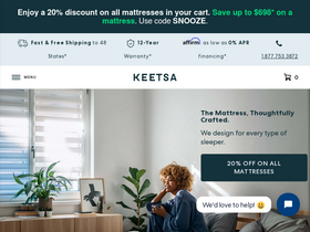 KEETSA website screenshot
