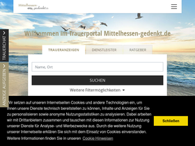 'mittelhessen-gedenkt.de' screenshot