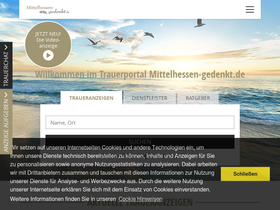 'mittelhessen-gedenkt.de' screenshot