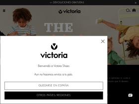 'calzadosvictoria.com' screenshot