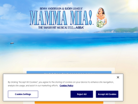 'mamma-mia.com' screenshot