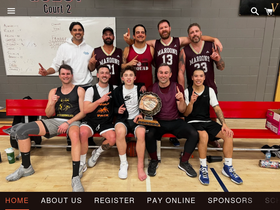 alumnibasketball.ca homepage screenshot