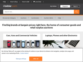 'i-bidder.com' screenshot