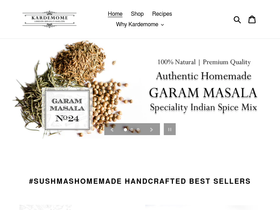 kardemome.com homepage screenshot