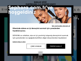 'sephora.com.tr' screenshot