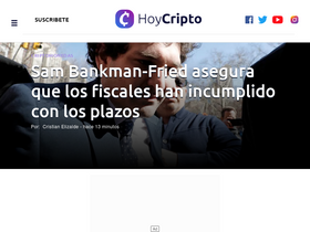 'hoycripto.com' screenshot