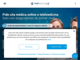 'topdoctors.es' screenshot