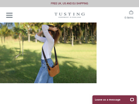 'tusting.co.uk' screenshot