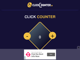 'clickcounter.io' screenshot