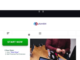 'pluralist.com' screenshot