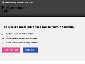 'performancelab.com' screenshot