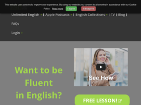 'eslpod.com' screenshot