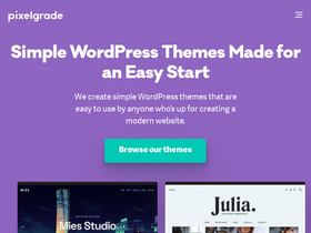 'pixelgrade.com' screenshot