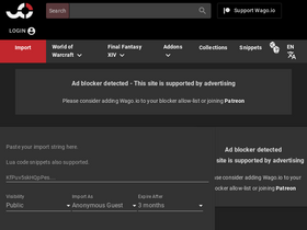 'wago.io' screenshot