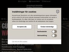 'konserthuset.se' screenshot