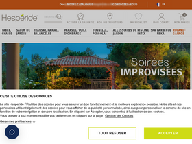 'hesperide.com' screenshot