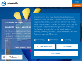 'lebenshilfe.de' screenshot
