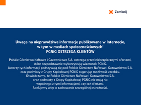 'pgnig.pl' screenshot