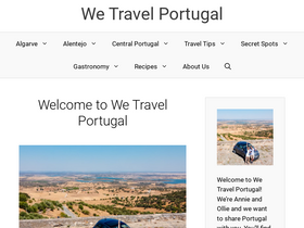 'wetravelportugal.com' screenshot