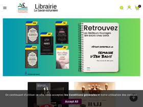 'librairie-sana.com' screenshot