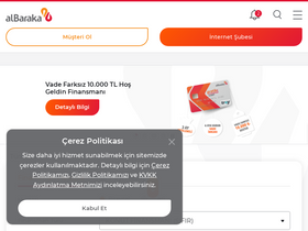 'gayrimenkul.albaraka.com.tr' screenshot